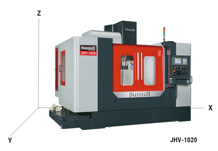 JHV-850 • JHV-1020 Linear Way Vertical Machining Center