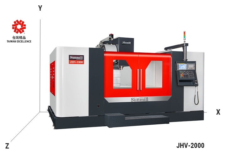 JHV-1800 • JHV-2000 Linear Way Vertical Machining Center