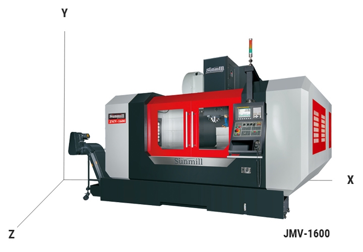 JMV-1600 • JMV-1800 Box Way CNC Vertical Machining Center